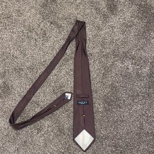 brown Gucci tie